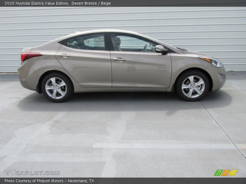  2016 Elantra Value Edition Desert Bronze