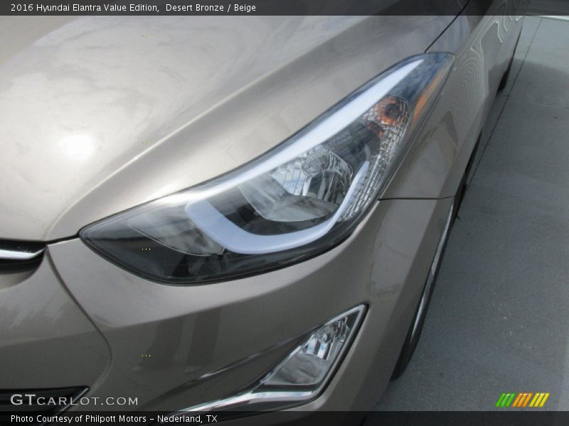 Desert Bronze / Beige 2016 Hyundai Elantra Value Edition