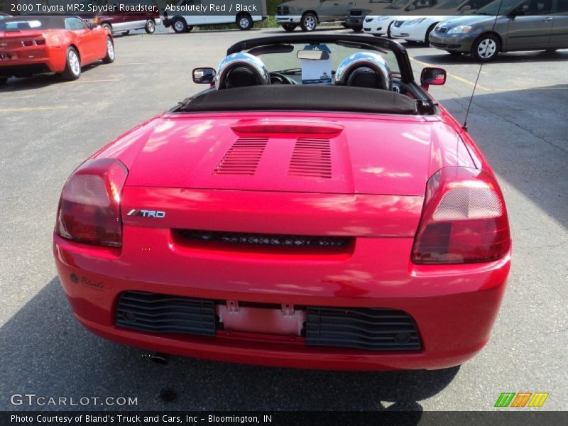 Absolutely Red / Black 2000 Toyota MR2 Spyder Roadster