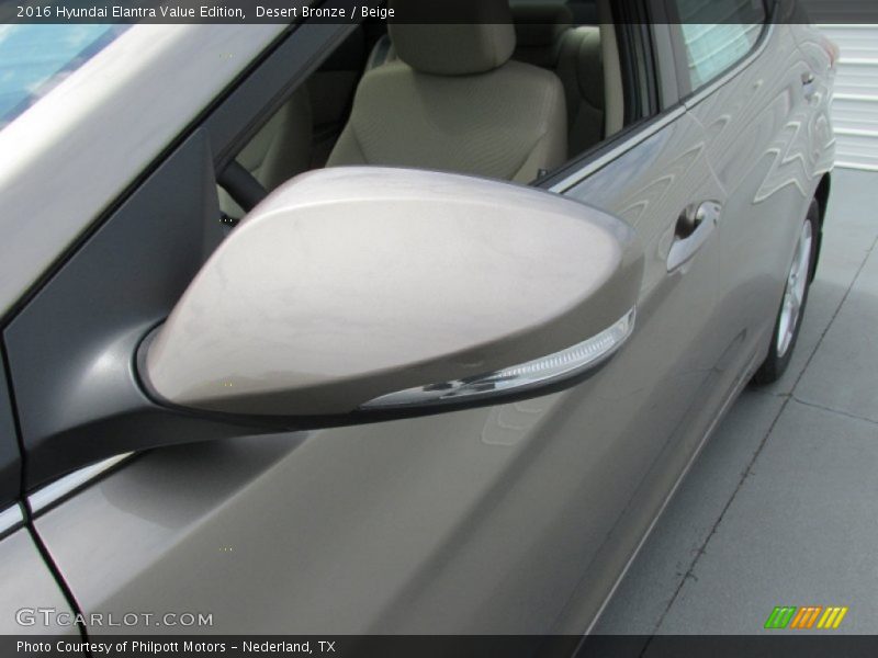 Desert Bronze / Beige 2016 Hyundai Elantra Value Edition