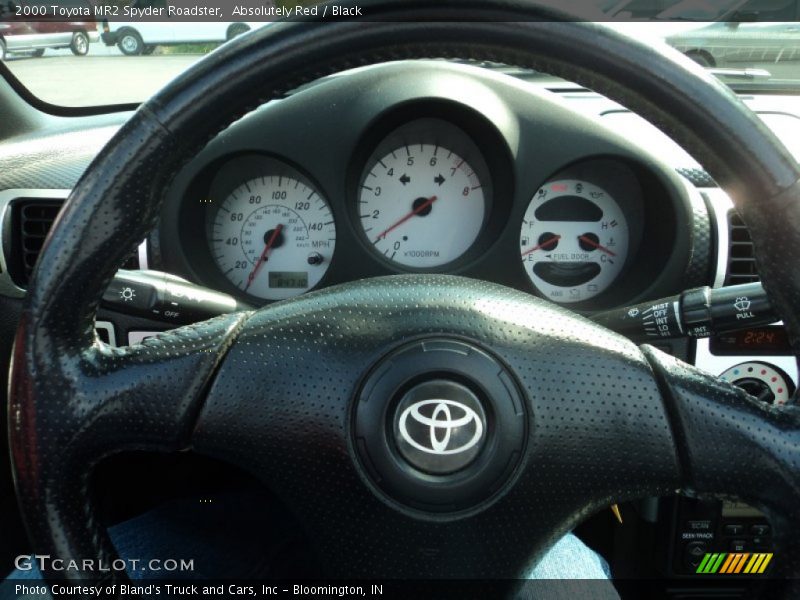 Absolutely Red / Black 2000 Toyota MR2 Spyder Roadster