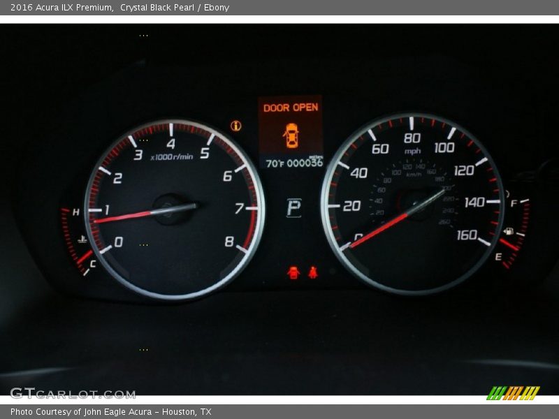 Crystal Black Pearl / Ebony 2016 Acura ILX Premium