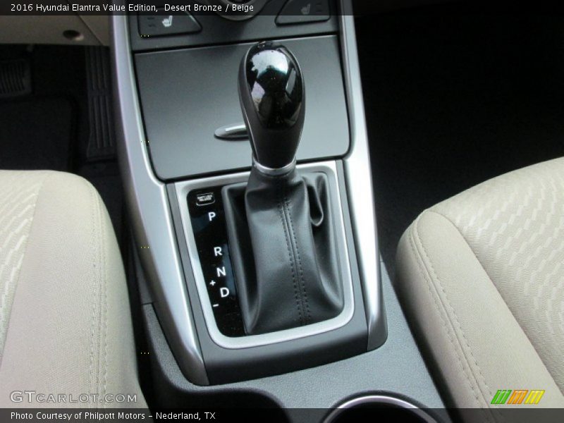 Desert Bronze / Beige 2016 Hyundai Elantra Value Edition