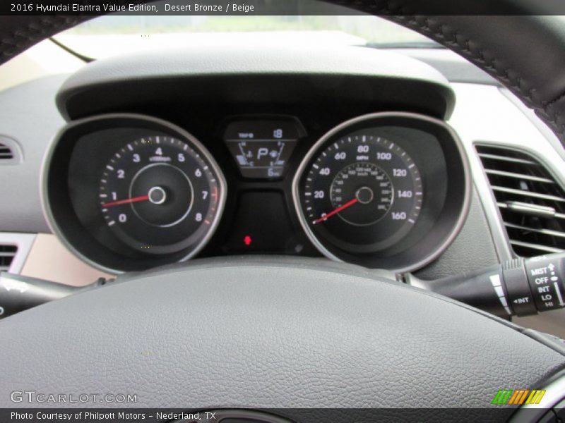 Desert Bronze / Beige 2016 Hyundai Elantra Value Edition