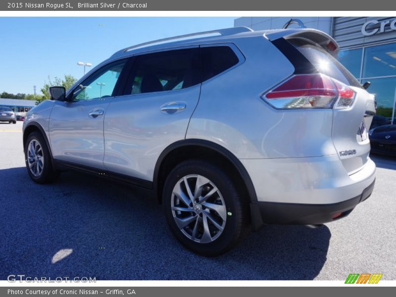 Brilliant Silver / Charcoal 2015 Nissan Rogue SL