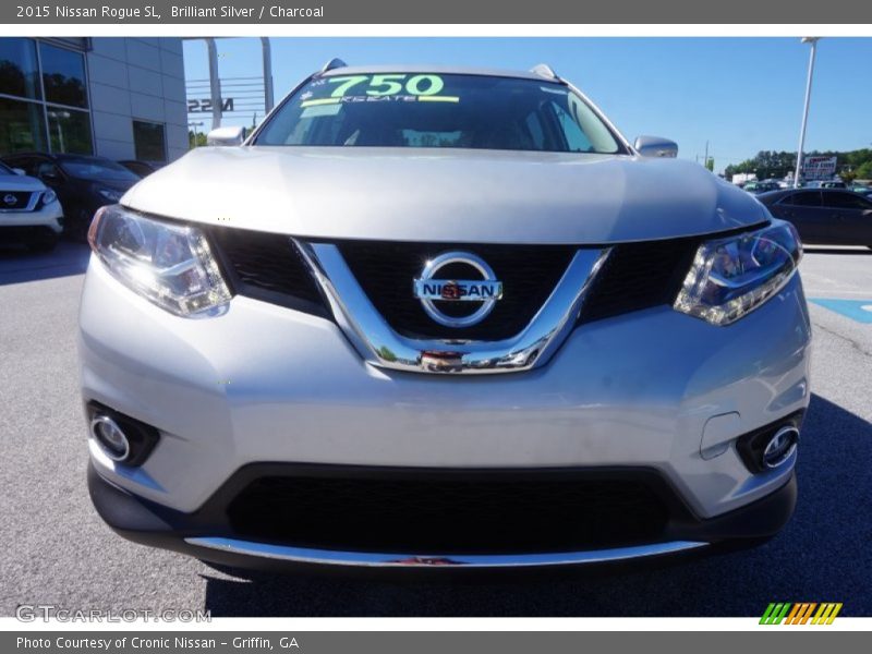 Brilliant Silver / Charcoal 2015 Nissan Rogue SL