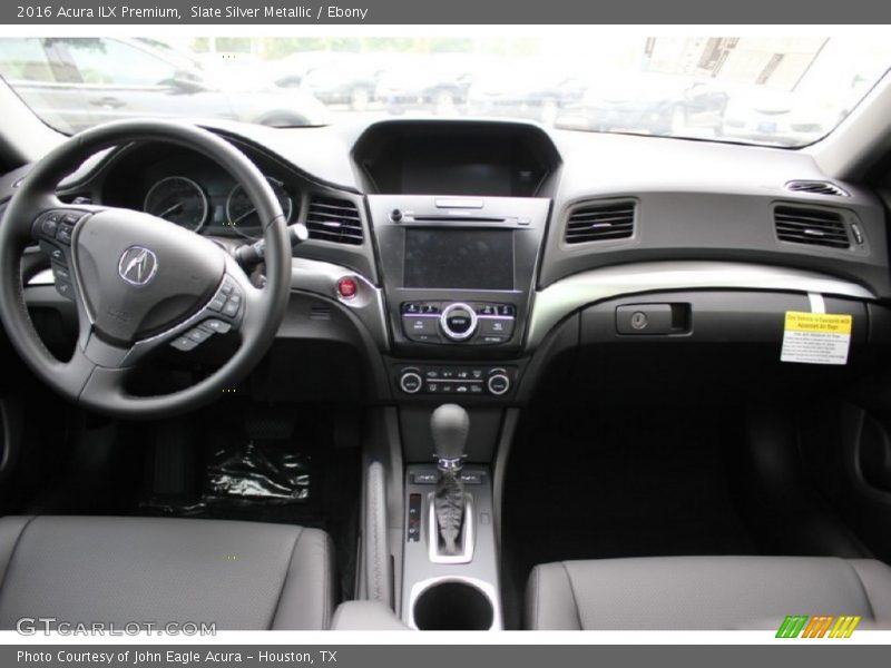 Slate Silver Metallic / Ebony 2016 Acura ILX Premium