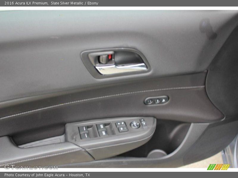 Slate Silver Metallic / Ebony 2016 Acura ILX Premium