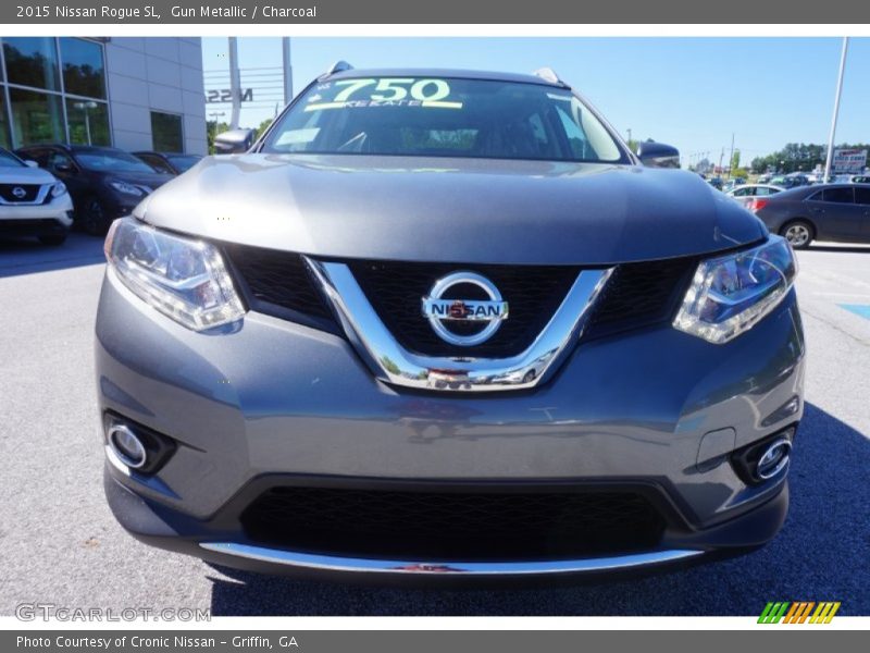 Gun Metallic / Charcoal 2015 Nissan Rogue SL
