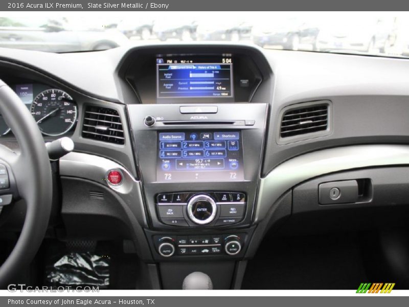 Slate Silver Metallic / Ebony 2016 Acura ILX Premium