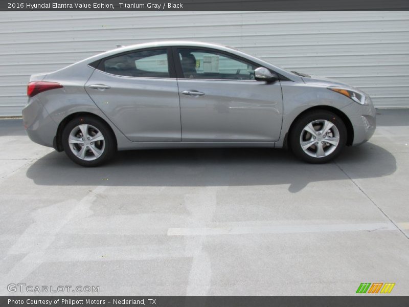 Titanium Gray / Black 2016 Hyundai Elantra Value Edition