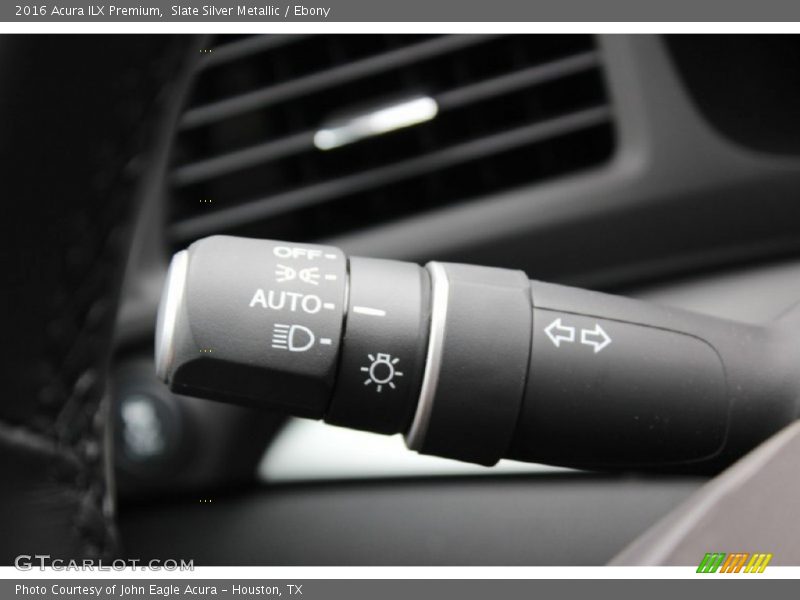 Slate Silver Metallic / Ebony 2016 Acura ILX Premium