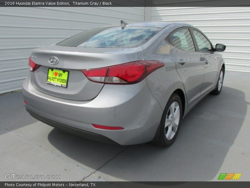 Titanium Gray / Black 2016 Hyundai Elantra Value Edition