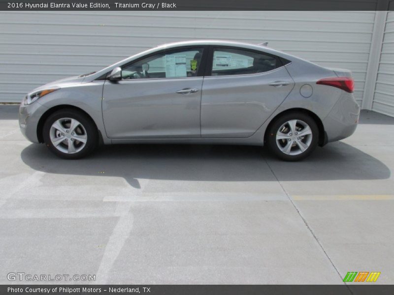 Titanium Gray / Black 2016 Hyundai Elantra Value Edition