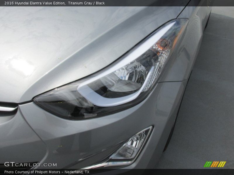 Titanium Gray / Black 2016 Hyundai Elantra Value Edition
