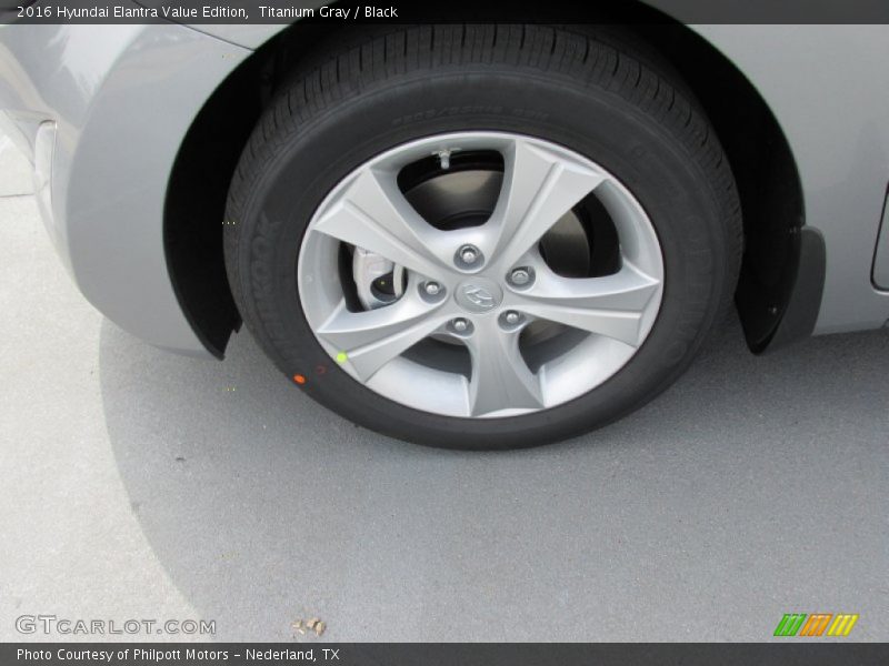 Titanium Gray / Black 2016 Hyundai Elantra Value Edition