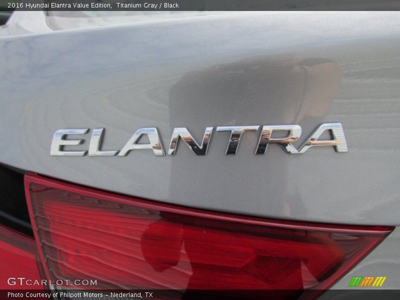 Titanium Gray / Black 2016 Hyundai Elantra Value Edition