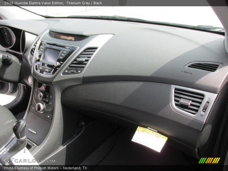 Titanium Gray / Black 2016 Hyundai Elantra Value Edition