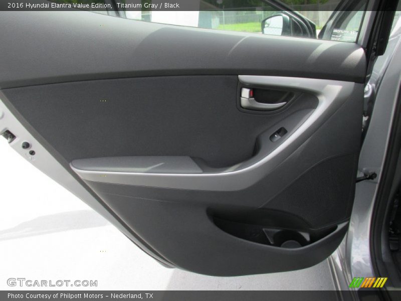 Titanium Gray / Black 2016 Hyundai Elantra Value Edition