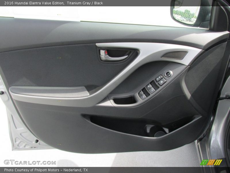 Titanium Gray / Black 2016 Hyundai Elantra Value Edition