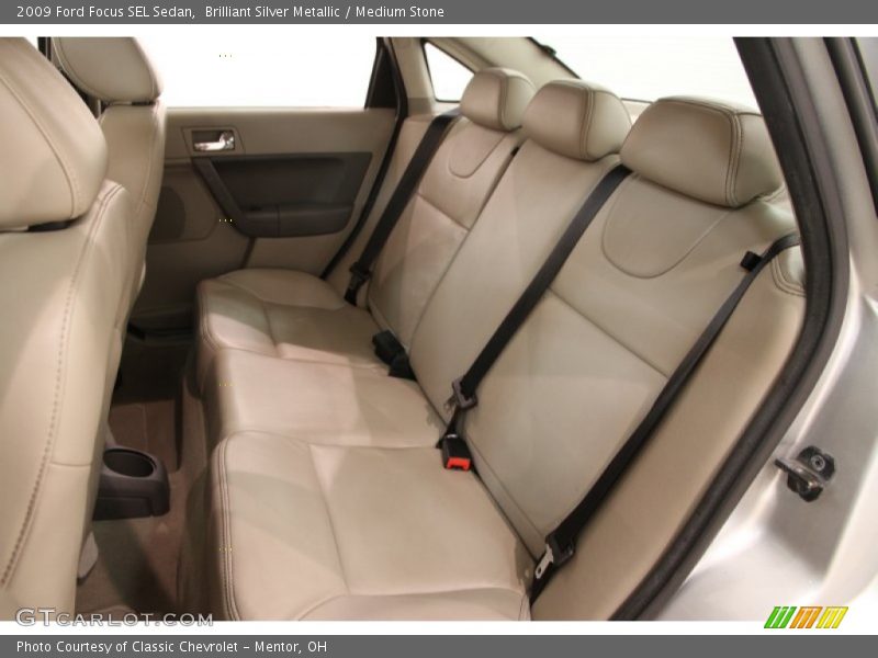 Brilliant Silver Metallic / Medium Stone 2009 Ford Focus SEL Sedan