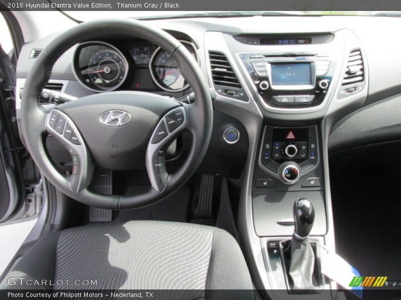 Titanium Gray / Black 2016 Hyundai Elantra Value Edition