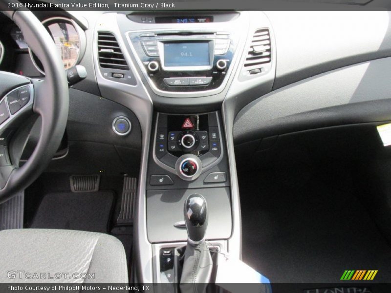 Titanium Gray / Black 2016 Hyundai Elantra Value Edition