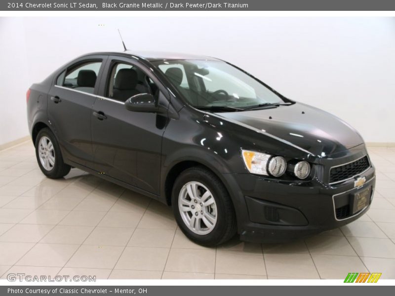 Black Granite Metallic / Dark Pewter/Dark Titanium 2014 Chevrolet Sonic LT Sedan