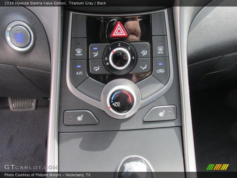 Titanium Gray / Black 2016 Hyundai Elantra Value Edition