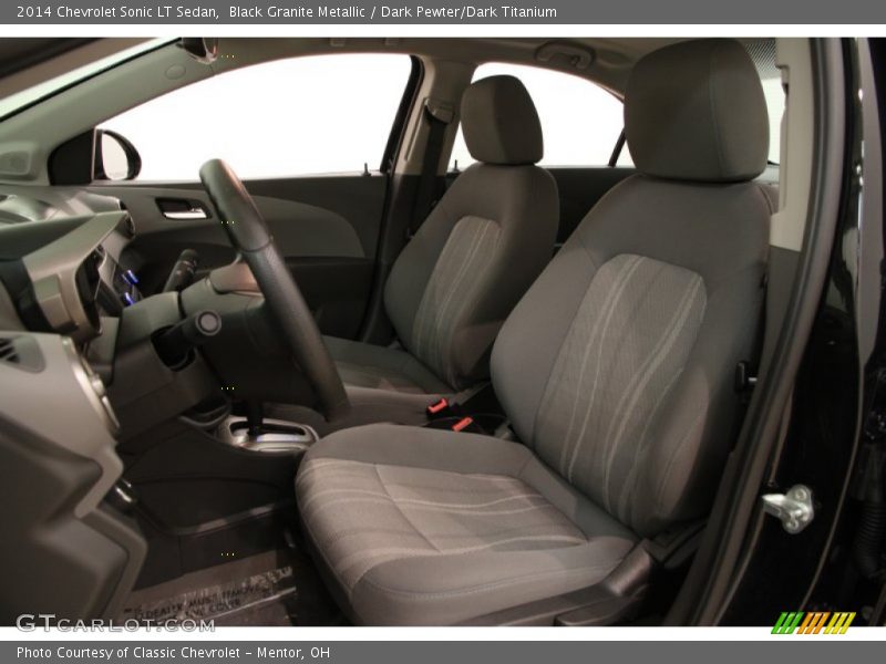 Black Granite Metallic / Dark Pewter/Dark Titanium 2014 Chevrolet Sonic LT Sedan