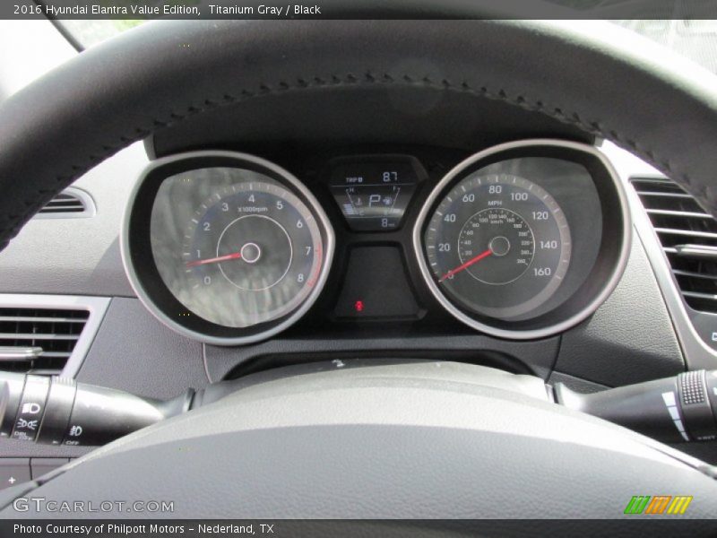 Titanium Gray / Black 2016 Hyundai Elantra Value Edition