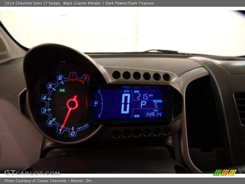 Black Granite Metallic / Dark Pewter/Dark Titanium 2014 Chevrolet Sonic LT Sedan