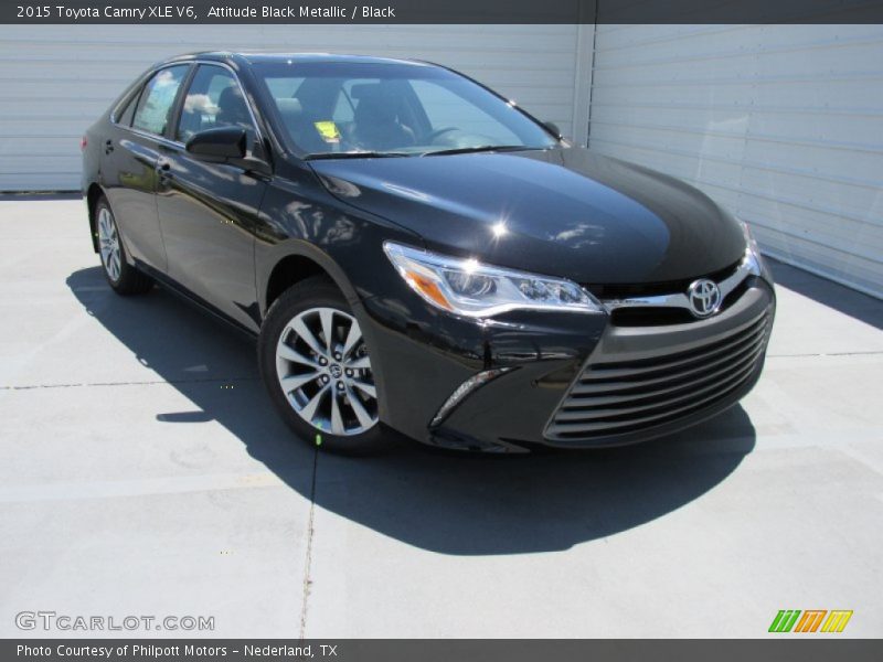 Attitude Black Metallic / Black 2015 Toyota Camry XLE V6