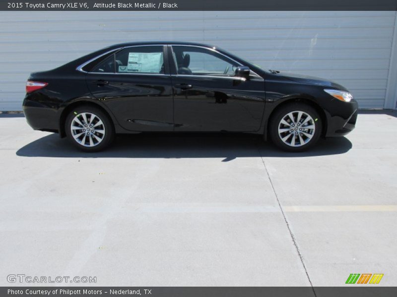 Attitude Black Metallic / Black 2015 Toyota Camry XLE V6