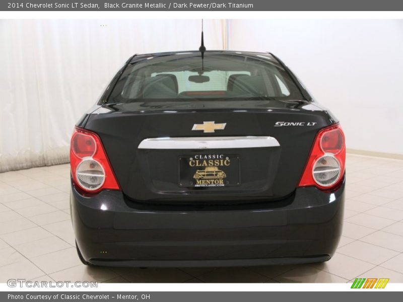 Black Granite Metallic / Dark Pewter/Dark Titanium 2014 Chevrolet Sonic LT Sedan