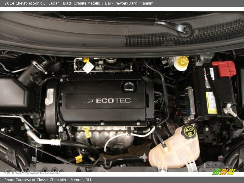 Black Granite Metallic / Dark Pewter/Dark Titanium 2014 Chevrolet Sonic LT Sedan