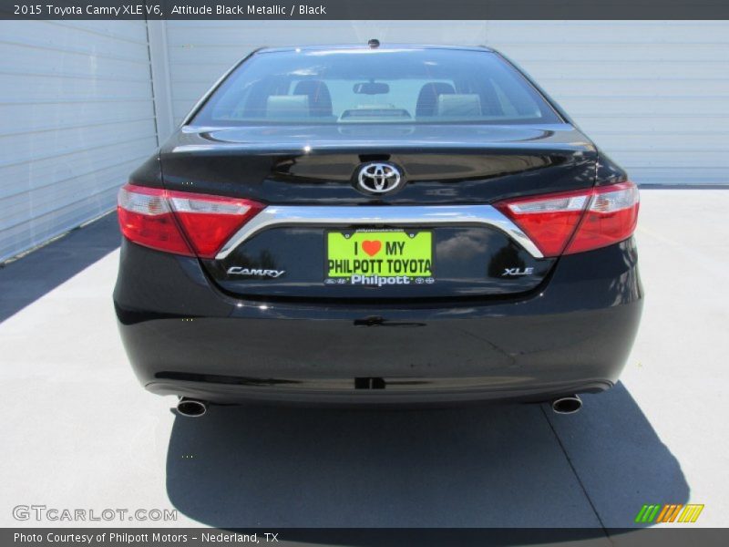 Attitude Black Metallic / Black 2015 Toyota Camry XLE V6