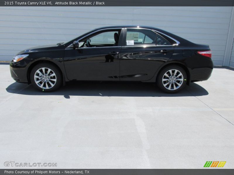 Attitude Black Metallic / Black 2015 Toyota Camry XLE V6