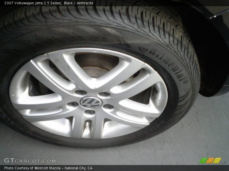 Black / Anthracite 2007 Volkswagen Jetta 2.5 Sedan