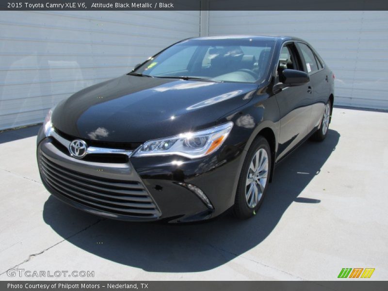 Attitude Black Metallic / Black 2015 Toyota Camry XLE V6