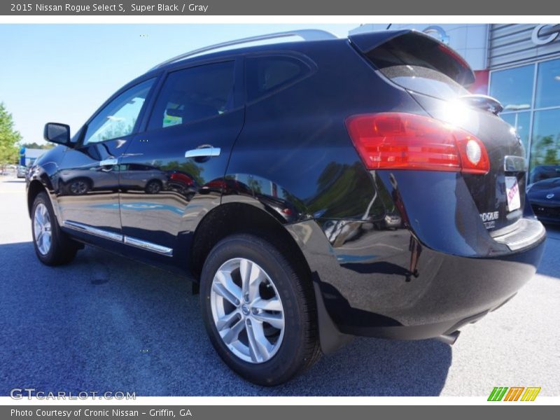 Super Black / Gray 2015 Nissan Rogue Select S
