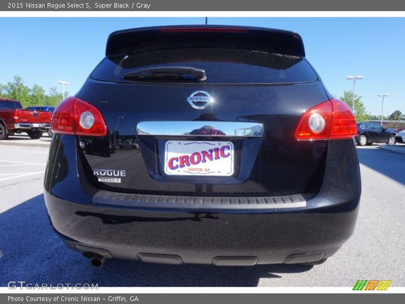 Super Black / Gray 2015 Nissan Rogue Select S