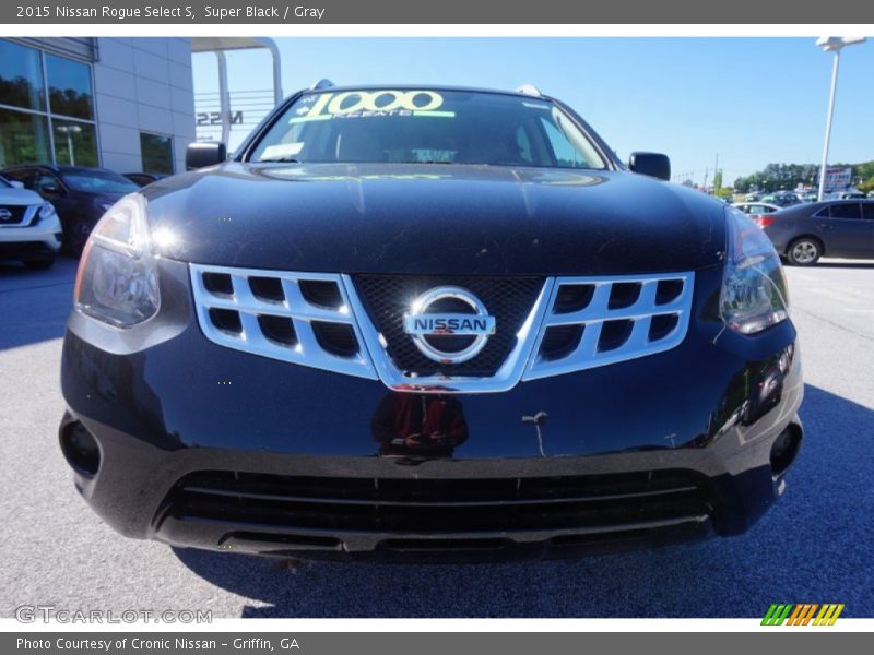 Super Black / Gray 2015 Nissan Rogue Select S