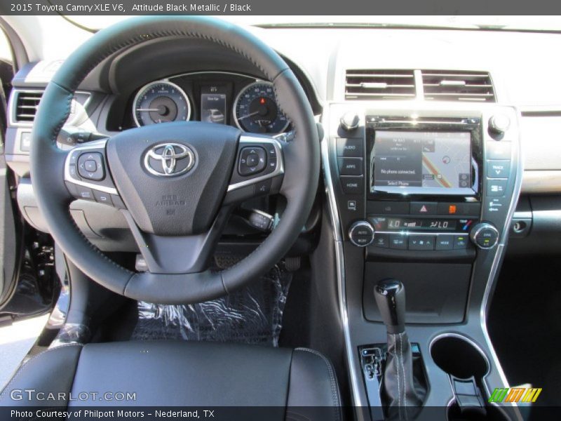  2015 Camry XLE V6 Black Interior