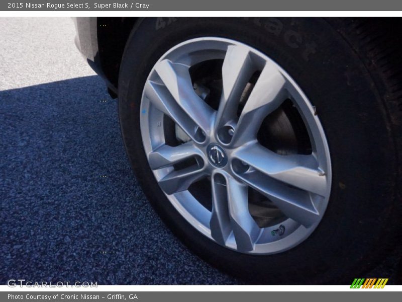 Super Black / Gray 2015 Nissan Rogue Select S