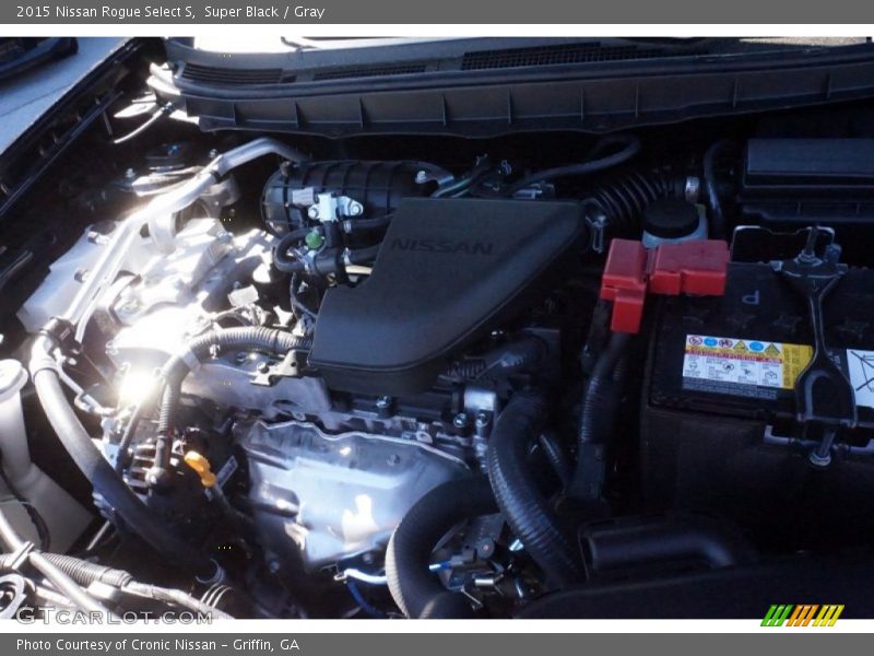Super Black / Gray 2015 Nissan Rogue Select S