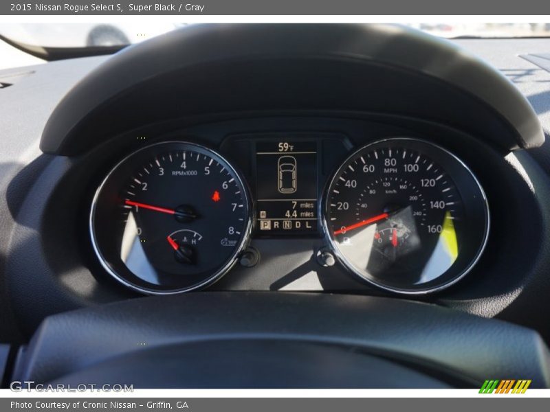 Super Black / Gray 2015 Nissan Rogue Select S