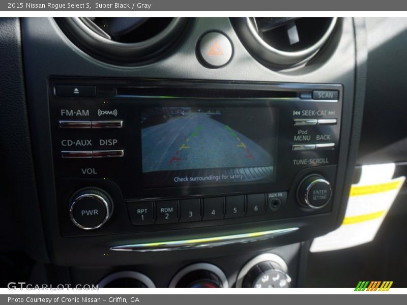 Super Black / Gray 2015 Nissan Rogue Select S