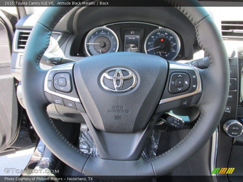 Attitude Black Metallic / Black 2015 Toyota Camry XLE V6
