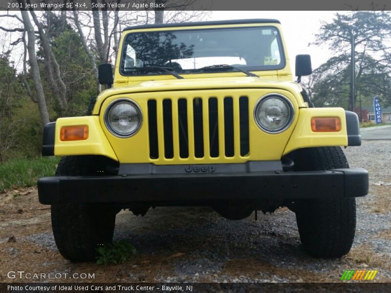 Solar Yellow / Agate Black 2001 Jeep Wrangler SE 4x4